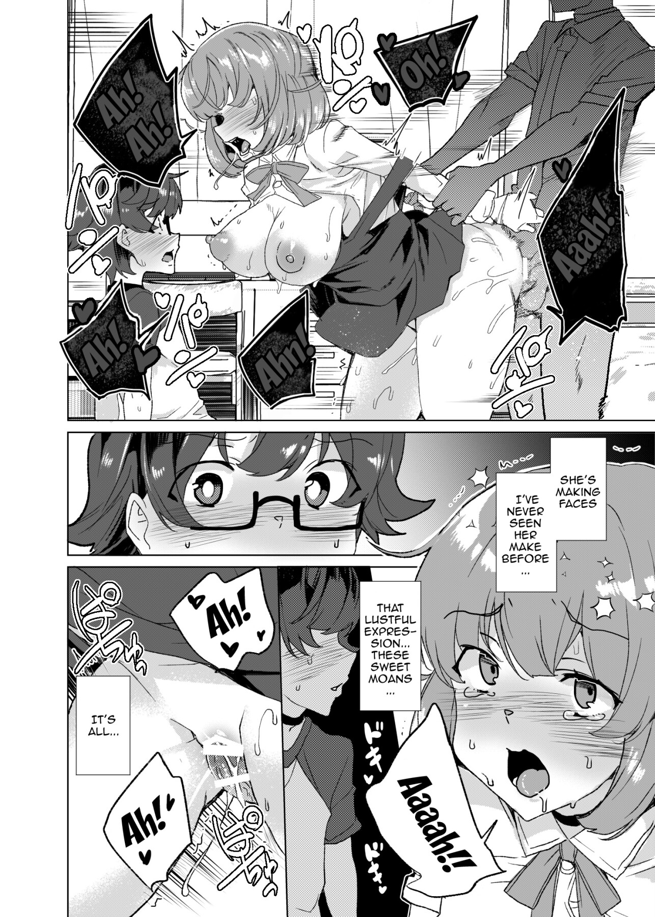 Hentai Manga Comic-Advanced Compulsory Sperm Implantation! 3 ~Plain-looking Girl Raw Sex and Impregnation Education Campaign!~-Read-35